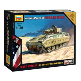   Zvezda 7406 US Infantry Fighting Vehicle M2A2 Bradley 1/100 harcjármű makett