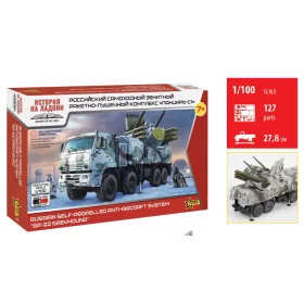  Zvezda 7441 Russian system Pantsir-S1 "SA-22 Greyhound 1/100 harcjármű makett