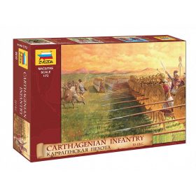   Zvezda 8010 Carthaginian Infantry III (i.e.III-I. sz) 1/72 figura maket