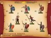 Zvezda 8012 Gallic Warriors II-I B.C. 1/72 figura makett