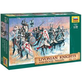   Zvezda 8016 Livonian Knights (XIII-XIV.sz) 1/72 figura makett