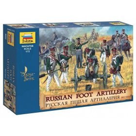   Zvezda 8022 Russian Foot Artillery 1812-1815 1/72 figura makett