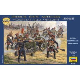   Zvezda 8028 French Foot Artillery 1810-1814 1/72 figura makett