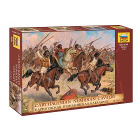   Zvezda 8031 Carthagenian Numidian Cavalry III-I B.C. 1/72 figura makett