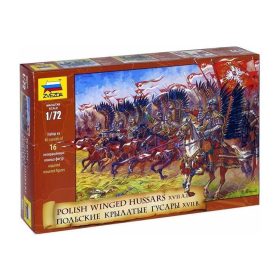   Zvezda 8041 Polish Winged Hussars XVIIth Century 1/72 figura makett