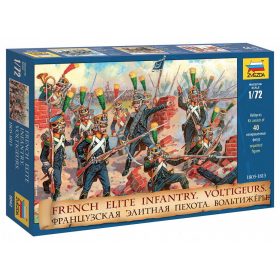   Zvezda 8042 French Elite Infantry Voltigeurs 1805-1813 1/72 figura makett