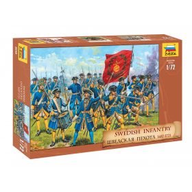 Zvezda 8048 Swedish Infantry 1687-1721 1/72 figura makett