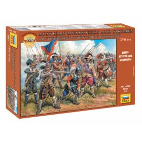   Zvezda 8061 Musketeers and Pikemen XVII Century 1/72 figura makett