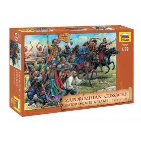   Zvezda 8064 Zaporozhian Cossacks XVI-XVIII A.D 1/72 figura makett