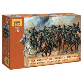   Zvezda 8079 Black Hussars of Frederick the Great XVIII A.D. 1/72 figura makett
