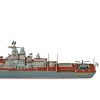 Zvezda 9017 Russian nuclear powered missile cruiser Petr Velikiy 1:700 hajó makett