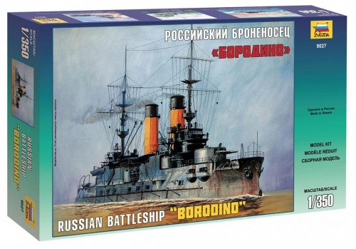 Zvezda 9027 Russian Battleship "Borodino" 1/350 hajó makett