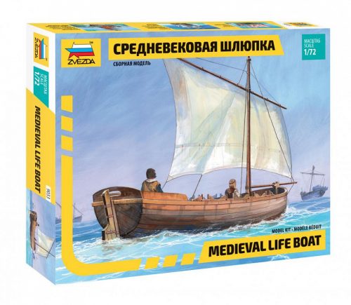 Zvezda 9033 Medieval Life Boat 1/72 vitorláshajó makett