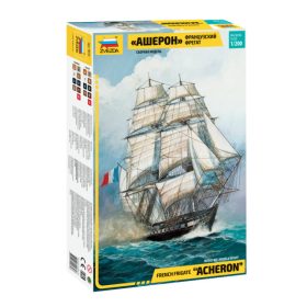   Zvezda 9034 French frigate "Acheron" 1/200 vitorláshajó makett