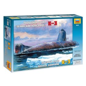   Zvezda 9035 November Class Nuclear Submarine K-3 Leninskij Komsomol 1/350 tengeralattjáró makett