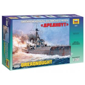   Zvezda 9039 British Battleship HMS Dreadnought 1/350 hajó makett