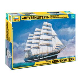   Zvezda 9045 Russian four-masted barque Kruzenshtern 1/200 vitorláshajó makett