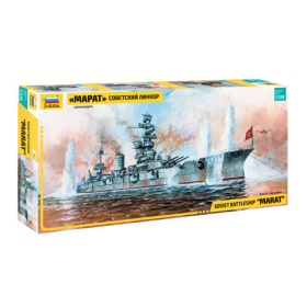   Zvezda 9052 Soviet battleship "Marat" 1/350 hajó makett