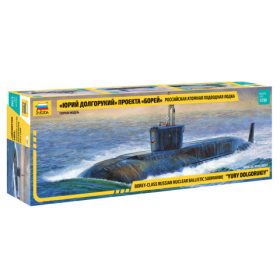   Zvezda 9061 Russian Navy SSBN Yuri Dolgoruky Project 955 Borei-class 1/350 tengeralattjáró makett