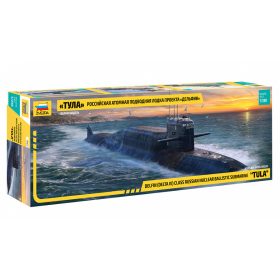   Zvezda 9062 Russian Nuclear Ballistic Submarine Project 667BDRM Delfin - Tula NATO Delta IV Class 1/350 tengeralattjáró makett