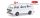 Herpa 012966 Minikit: Volkswagen T3 busz, felirat nélkül, fehér (H0)