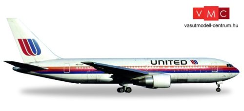 Herpa 530187 Boeing 767-200 United Airlines - Rainbow / Saul Bass Colors N607UA - City of Denver (1:500)