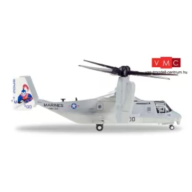   Herpa 558549 Bell/Boeing MV-22 Osprey, U.S. Marine Corps -VMM-365 Blue Knights - 168305/00 (1:200)